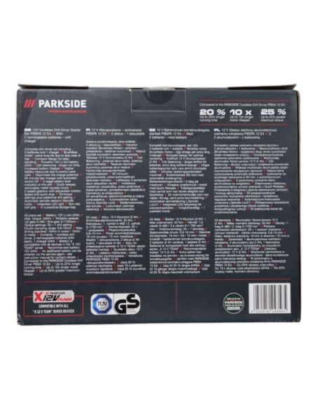 Wkrętarka PBSPA 12 E4 Parkside PERFORMANCE 12V x12v Akumulatorowa 2xaku