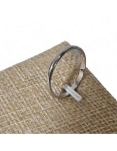 Obrączka srebrna - SR74 - r. 20