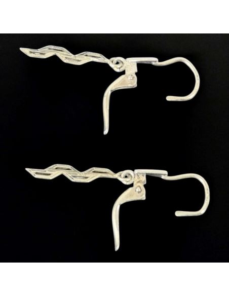 Kolczyki Przeplatane 1,59g pr.585