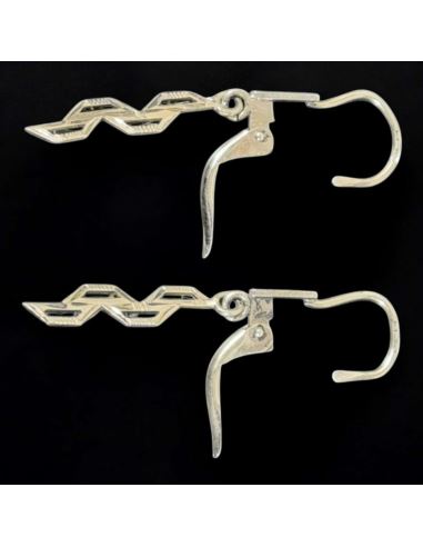 Kolczyki Przeplatane 1,59g pr.585