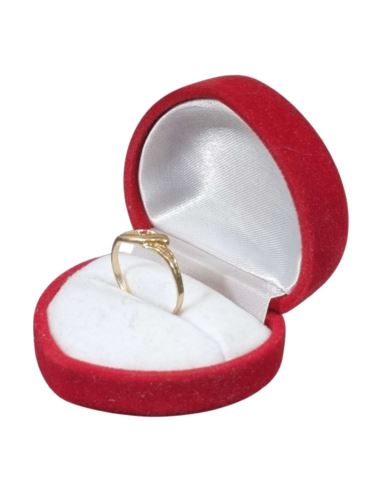 Pierścionek z Czerwonym Oczkiem 1,22g pr.585 r.13