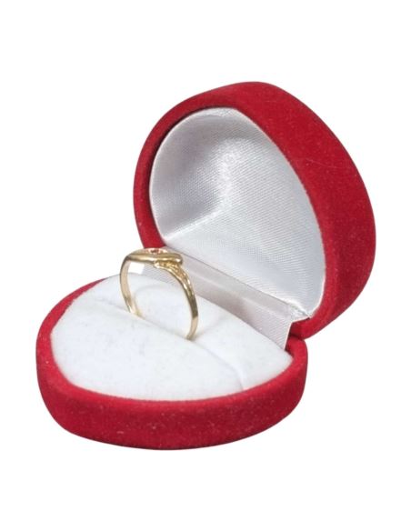 Pierścionek z Czerwonym Oczkiem 1,22g pr.585 r.13