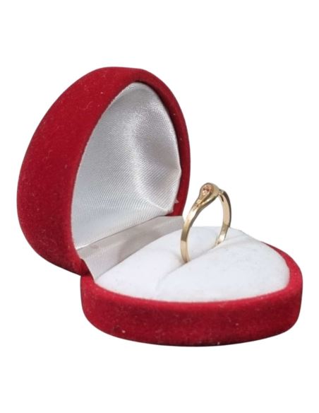 Pierścionek z Czerwonym Oczkiem 1,22g pr.585 r.13