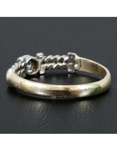 Pierścionek z Białym Złotem 2,24g pr.585 r.16