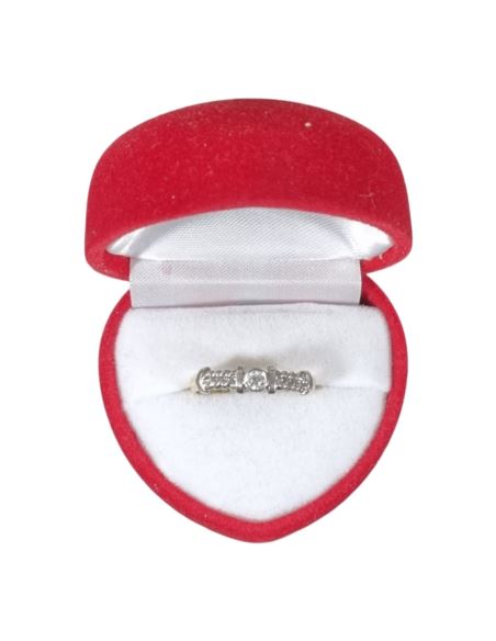 Pierścionek z Białym Złotem 2,24g pr.585 r.16