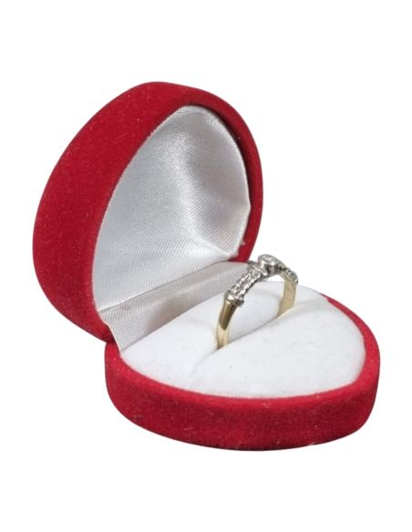 Pierścionek z Białym Złotem 2,24g pr.585 r.16