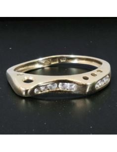 Pierścionek z Oczkami 2,44g pr.585 r.17