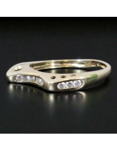 Pierścionek z Oczkami 2,44g pr.585 r.17 2