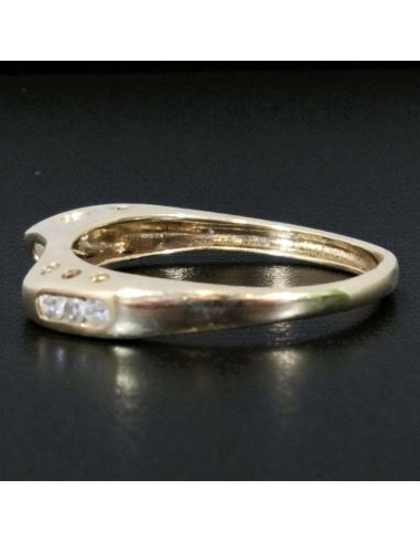 Pierścionek z Oczkami 2,44g pr.585 r.17