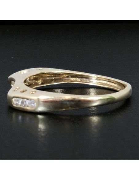 Pierścionek z Oczkami 2,44g pr.585 r.17