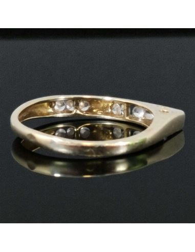 Pierścionek z Oczkami 2,44g pr.585 r.17