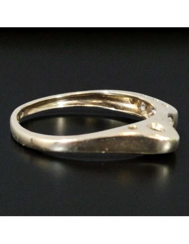 Pierścionek z Oczkami 2,44g pr.585 r.17