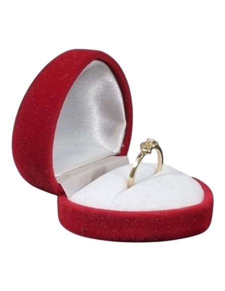 Pierścionek Bypass z Oczkiem 1,64g pr.585 r.12