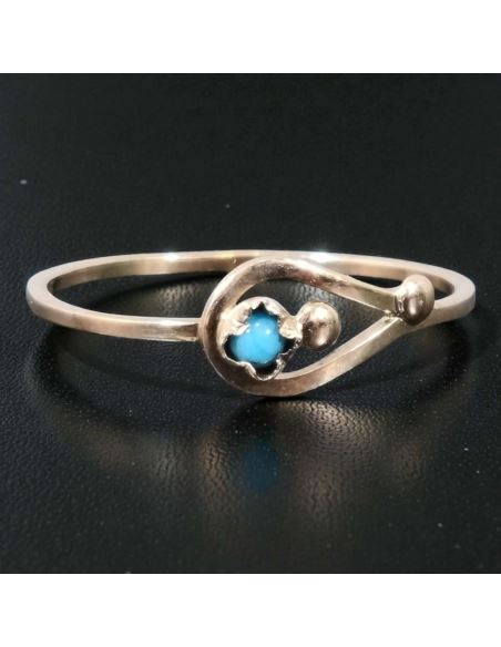 Pierścionek Niebieskie Oczko 1g pr.585 r.17