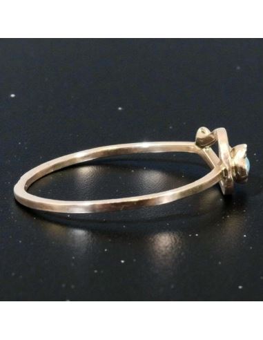 Pierścionek Niebieskie Oczko 1g pr.585 r.17