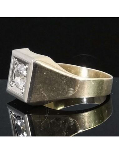 Złoty Sygnet z Dużym Oczkiem 5,12g pr.585 r.21