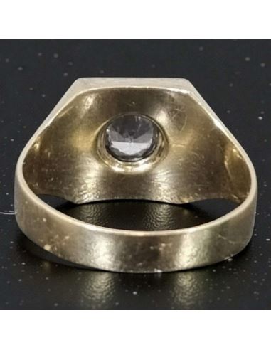 Złoty Sygnet z Dużym Oczkiem 5,12g pr.585 r.21