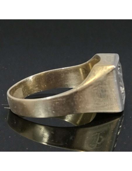 Złoty Sygnet z Dużym Oczkiem 5,12g pr.585 r.21