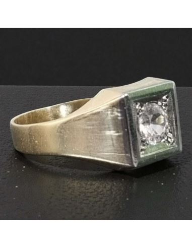 Złoty Sygnet z Dużym Oczkiem 5,12g pr.585 r.21