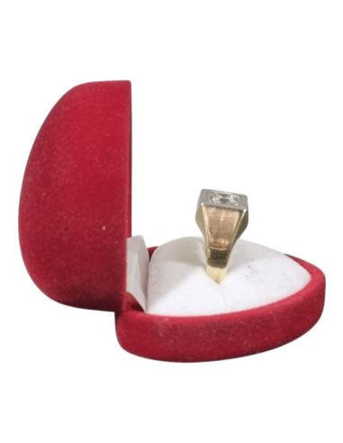 Złoty Sygnet z Dużym Oczkiem 5,12g pr.585 r.21