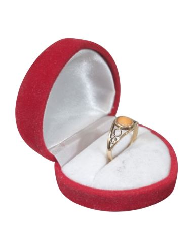 Pierścionek z Jasnym Koralem 2,12g pr.585 r.11