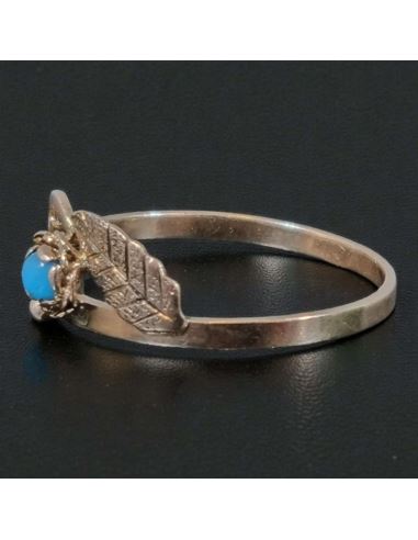 Pierścionek z Niebieskim Oczkiem 1,56g pr.585 r.15