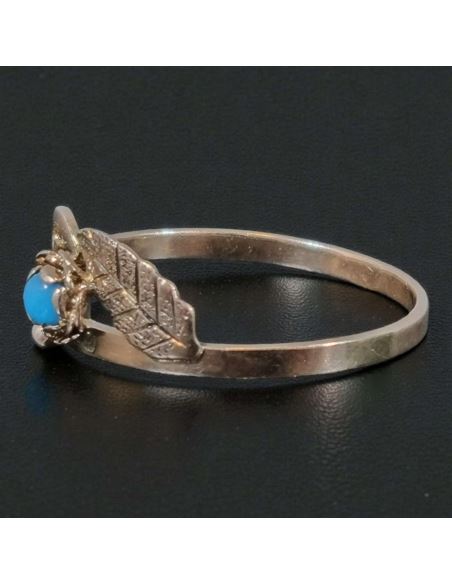 Pierścionek z Niebieskim Oczkiem 1,56g pr.585 r.15