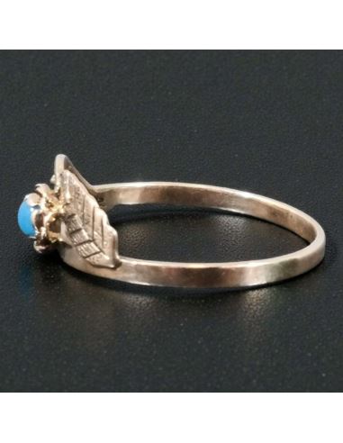 Pierścionek z Niebieskim Oczkiem 1,56g pr.585 r.15