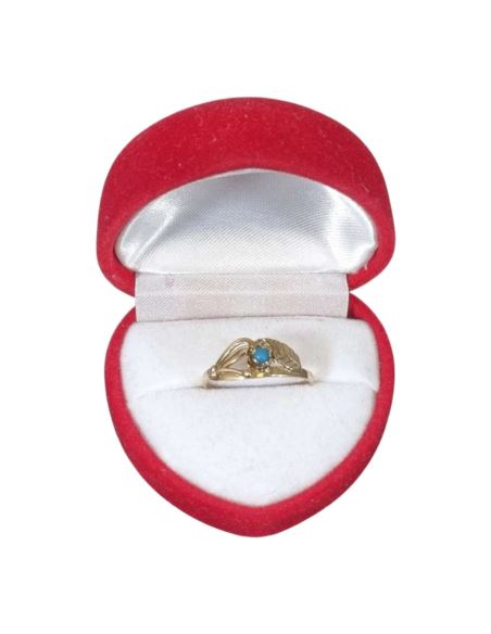 Pierścionek z Niebieskim Oczkiem 1,56g pr.585 r.15