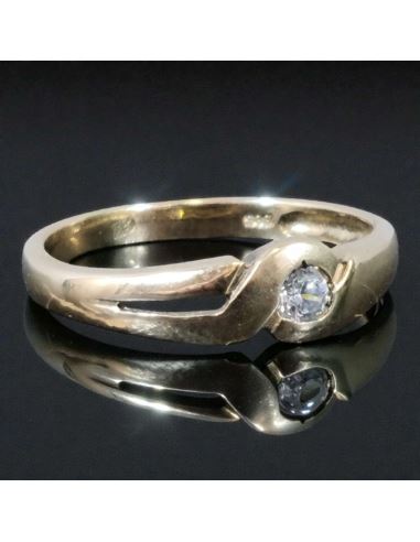 Pierścionek z Oczkiem 2,17g pr.585 r.14