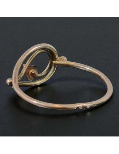 Pierścionek Liść 1,44g pr.585 r.17