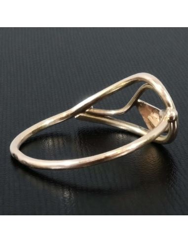 Pierścionek Liść 1,44g pr.585 r.17