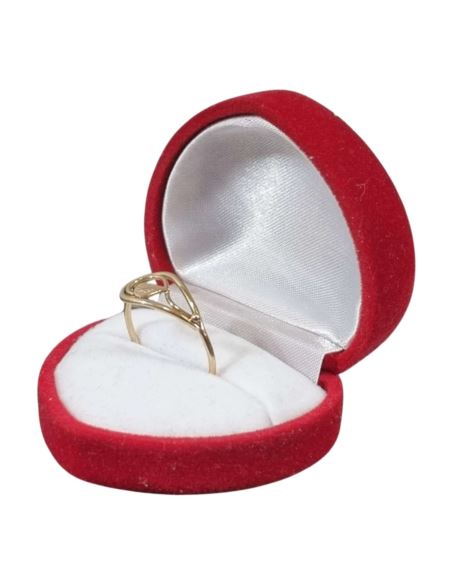 Pierścionek Liść 1,44g pr.585 r.17