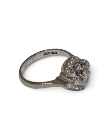 Pierścionek cert (wycena 2600) p 750  waga (g): 4,21