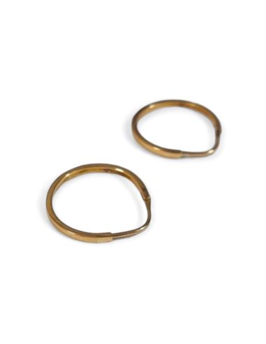 Złote kolczyki 2,26 g pr.585 koła