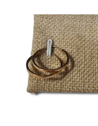 Złote kolczyki 2,26 g pr.585 koła