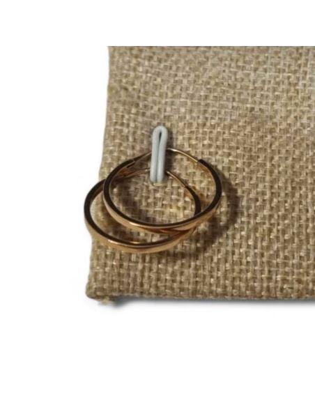 Złote kolczyki 2,26 g pr.585 koła