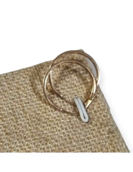 Złote kolczyki 2,26 g pr.585 koła