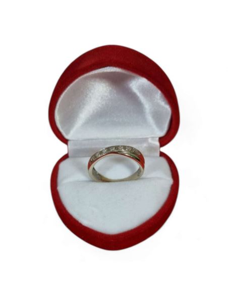 Pierścionek z białego złota brylanty 2.82g pr.585 r.14 wyc: 1800