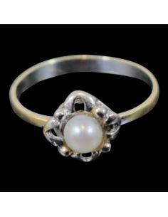 Złoty Pierścionek Białe Oczko p585 1,28g r13