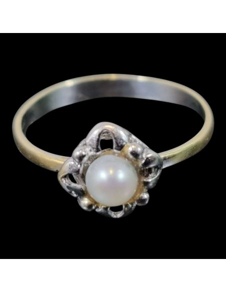 Złoty Pierścionek Białe Oczko p585 1,28g r13