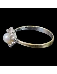 Złoty Pierścionek Białe Oczko p585 1,28g r13 2