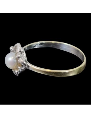 Złoty Pierścionek Białe Oczko p585 1,28g r13