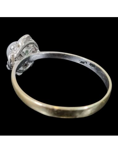 Złoty Pierścionek Białe Oczko p585 1,28g r13