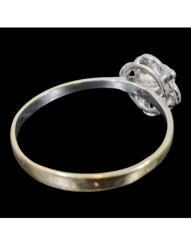 Złoty Pierścionek Białe Oczko p585 1,28g r13