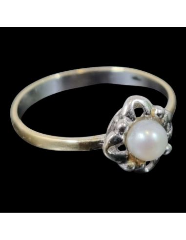 Złoty Pierścionek Białe Oczko p585 1,28g r13