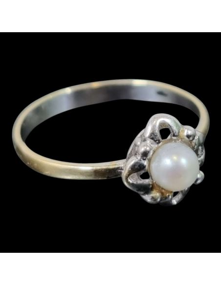 Złoty Pierścionek Białe Oczko p585 1,28g r13