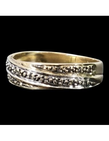 Złoty Pierścionek Wzorki 2,42g pr.585 r.14