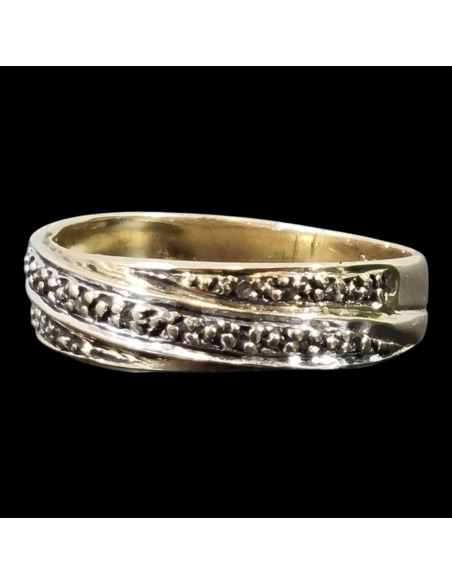 Złoty Pierścionek Wzorki 2,42g pr.585 r.14