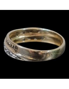 Złoty Pierścionek Wzorki 2,42g pr.585 r.14 2